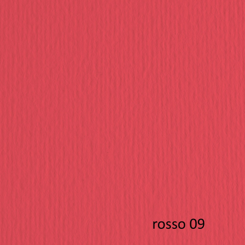 Cartoncino Elle Erre - 70x100cm - 220gr - rosso 109 - Fabriano - blister 10 fogli